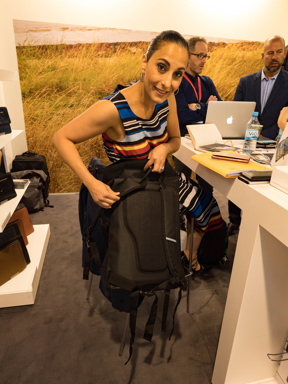 The Cronwell (sic) backpack is waterproof and holds a ton of stuff