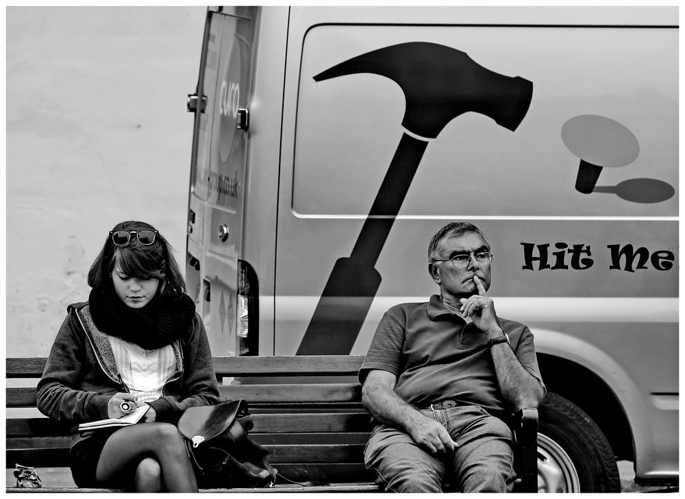 Hit Me, Abbey Yard, Bath (David Lewis-Baker)