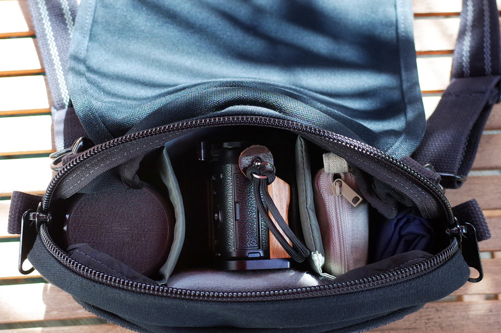 X100T goes travelling in the Domke F5XB bag