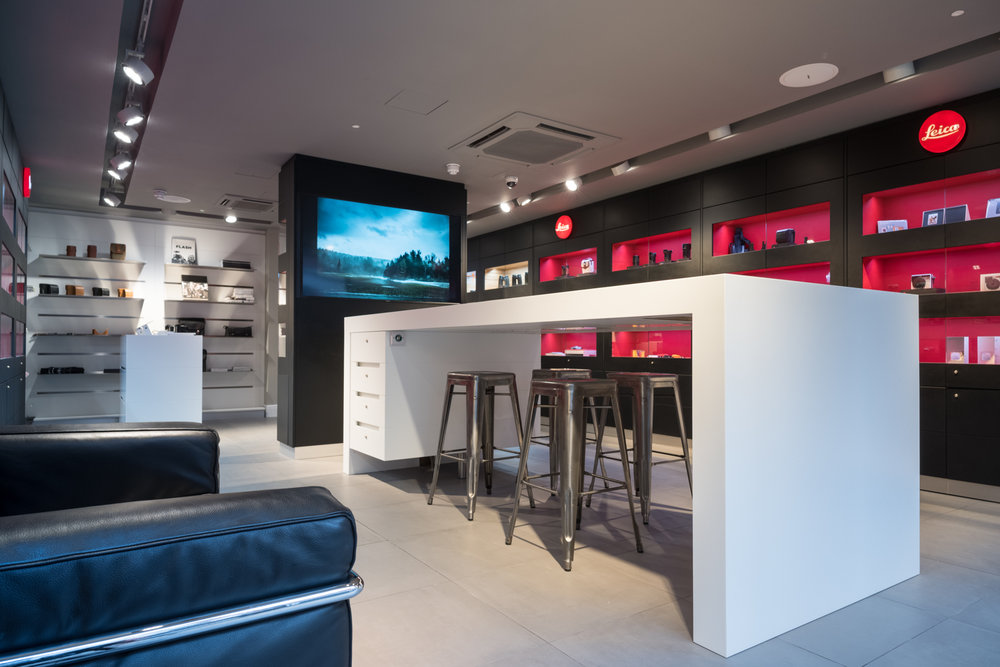 The larger store offers more space for demonstrations and hands-on experience
