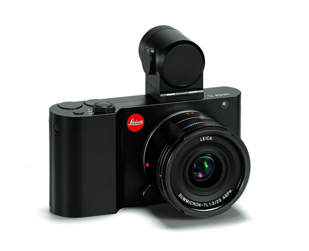 The external Visoflex viewfinder is retained for the new model