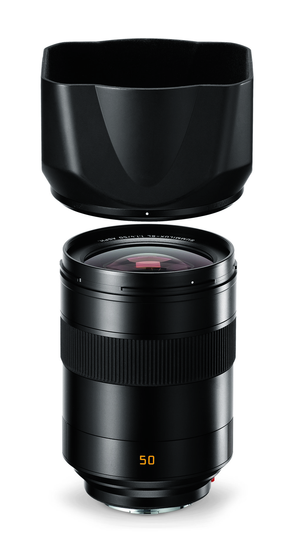 This is a large lens for a 50mm prime, especially when tricked out with the hood