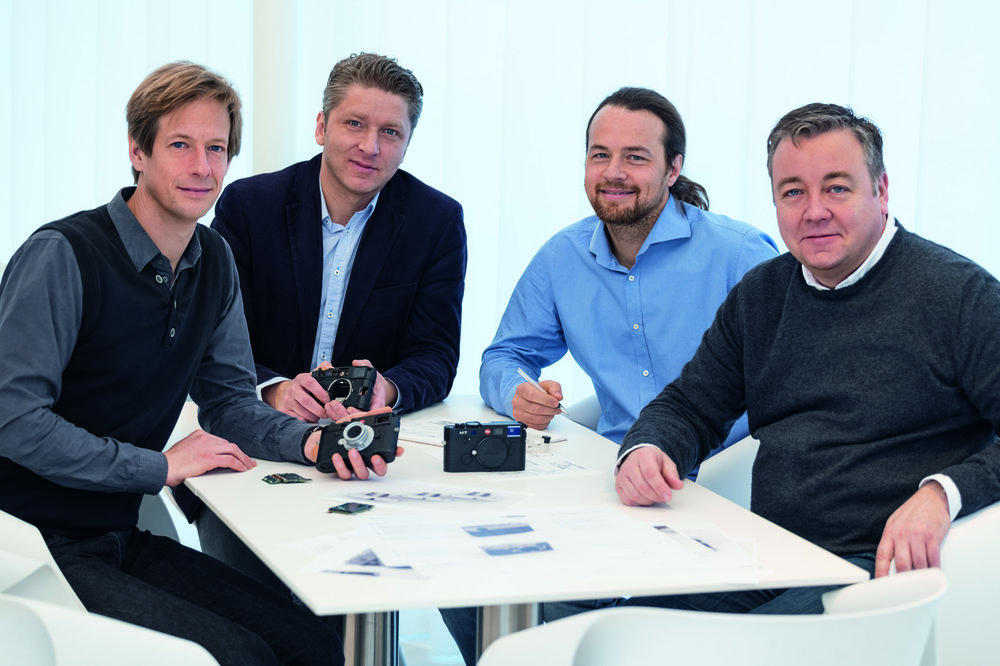 The M10 design team with product manager Stefan Daniel (far right)