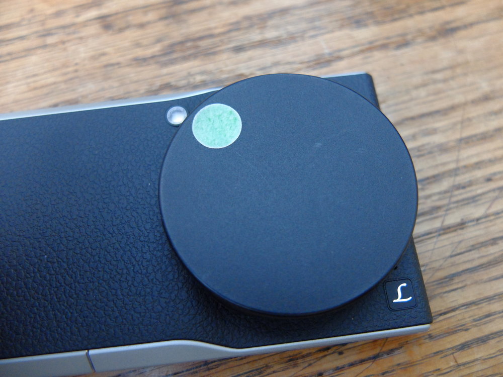 Homemade rubber lens cap