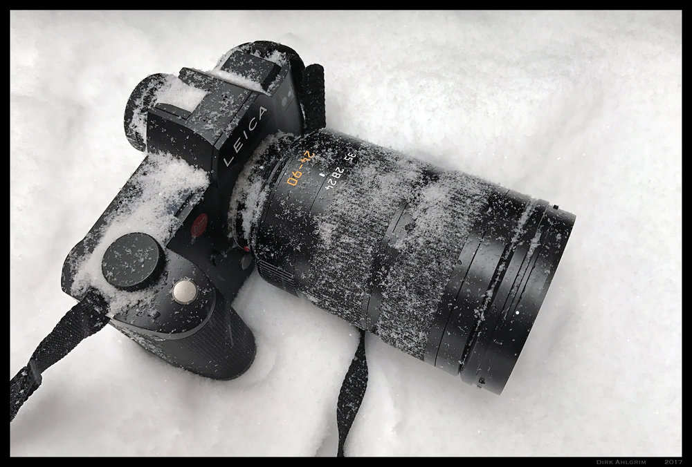 The SL is indeed a big Tonka-toy of a camera that loves thick woolly gloves and wintry conditions. It is just the job for inclement weather — as here braving a snowy Boston morning in the hands of blogger Dirk Ahlgrim. Read the full story here.