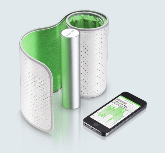If you suspect high blood pressure this Withings wireless monitor works with your iPhone to record regular readings