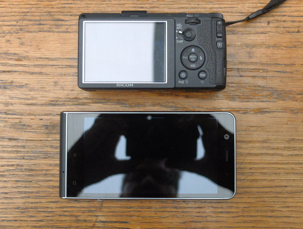 Even a five-inch screen isn