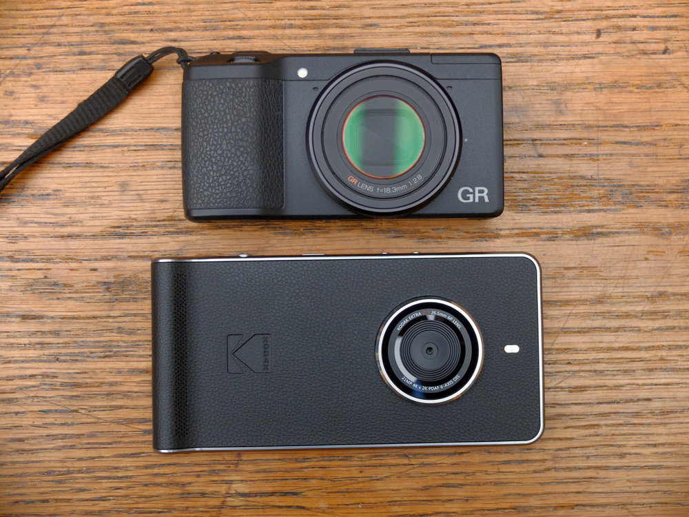 A smartphone masquerading as a camera