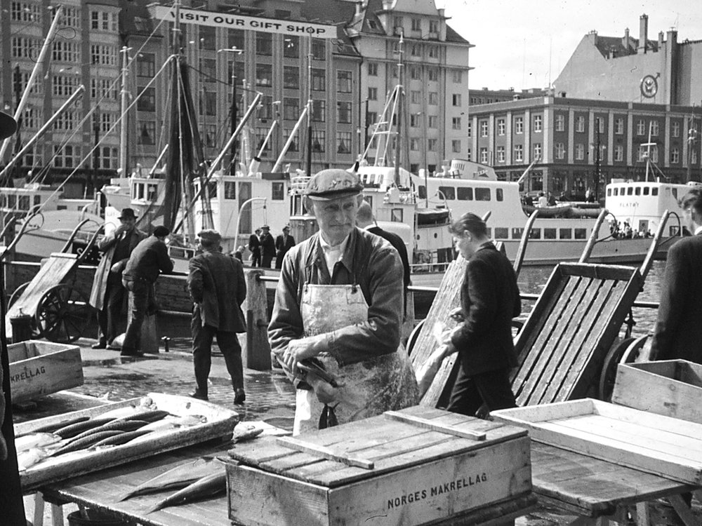 Bergen Quai, Norway, 1960s