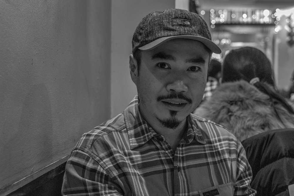 Portraits at 50mm with the Tri-Elmar: Above, My friend Steven Kwan, another keen Leica photographer, taken at ISO 1600 with the Monochrom Mk.I. Below, Steve Beeley, head porter at Queen