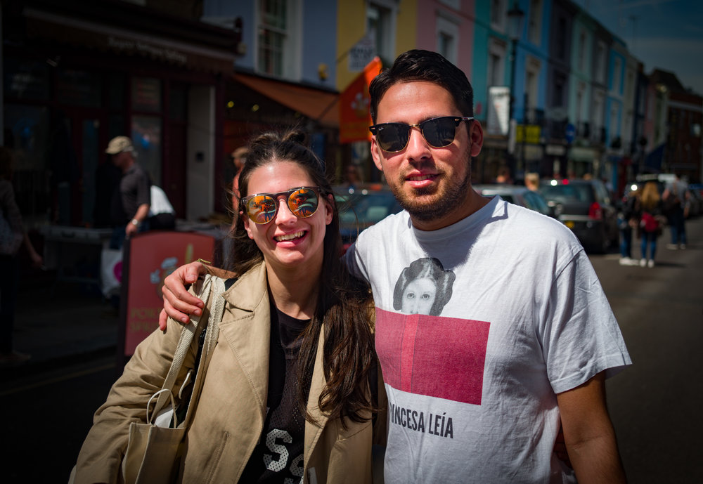 Shopping in Portobello Road: Tri-Elmar at 50mm, Leica M-D