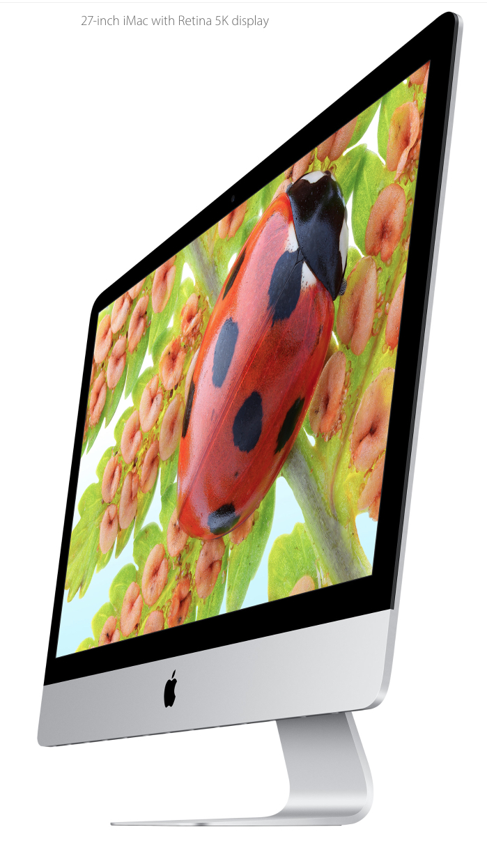 The 27in iMac is a good static desk solution but, in effect, you are buying a new monitor every time you wish to upgrade the computer. A separate monitor and a displayless computer such as the MacPro or MacMini could be a more economical option in the long run