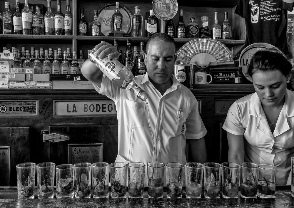 The three one-inch zooms all make faithful travel companions, producing great sharpness and impressive picture quality. They are all small enough to slip into a pocket when out for a holiday mojito, as here in Cuba. (Photo Samon Takagi, taken with the Canon G7X)