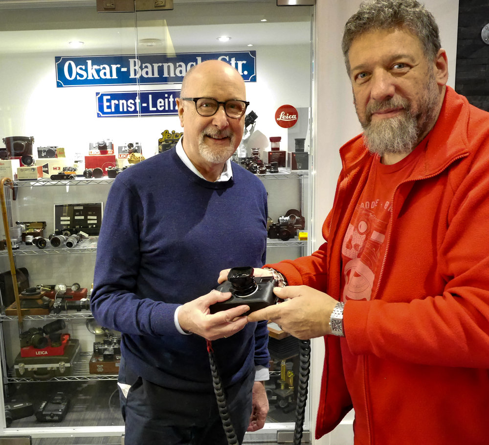 The handover: Such is the demand for the M10 that handing over a new camera is a big deal. There is already a waiting list of well over six months and cameras are trickling through slowly. Mike