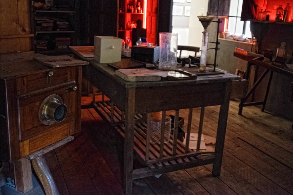 Photo laboratory of Mary, Countess of Rosse taken in 2015 by William Fagan