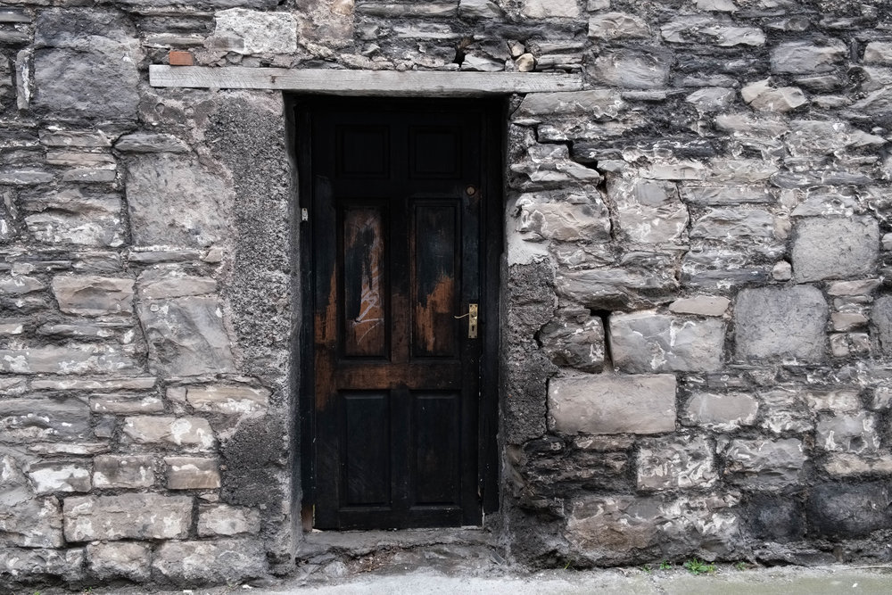 Observatory Lane wall and door by William Fagan