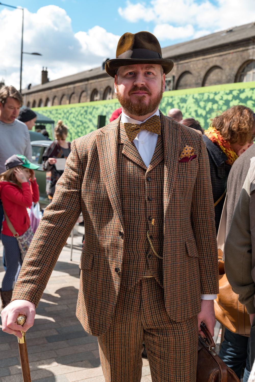 With the 24-90mm Vario-Elmarit-SL, a suberb and versatile lens for events such as this Classic Car Show which attracts many period dressers.