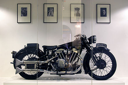 The SS100 Brough which Lawrence was riding when was fatally injured. Now a museum piece, it is impossible to value. If it were ever to come on the market some experts say it could command at least £1.5m