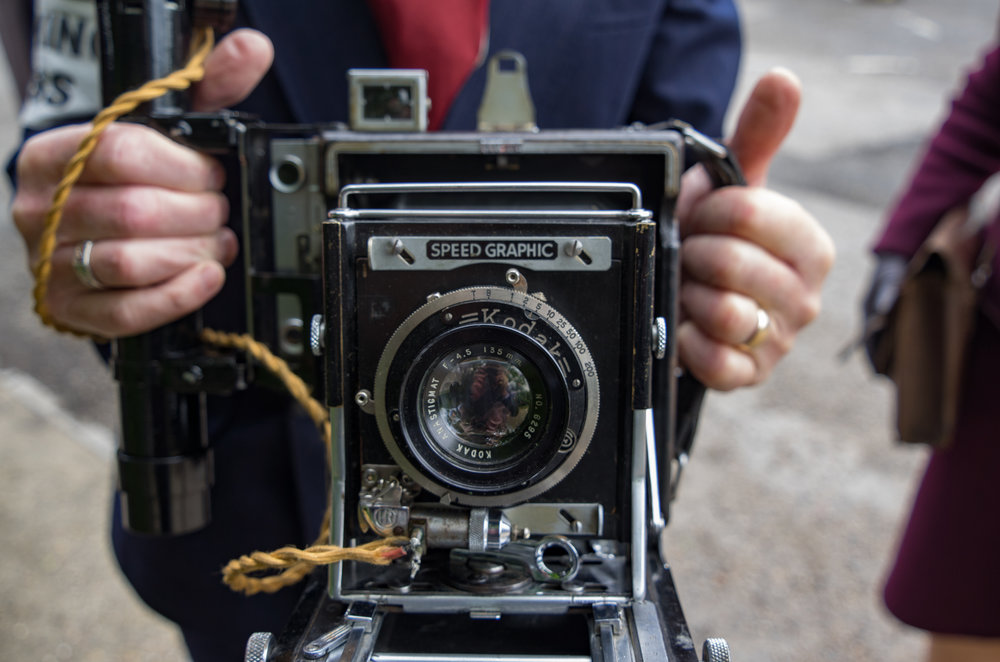 Vintage Speed Graphic camera
