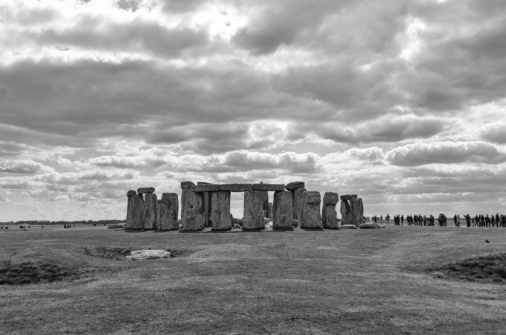 Stonehenge: 6000 years old and, thanks to English Heritage, 6000 steps to walk from their new carpark at the other end of Wiltshire, 23mm at f/3.5