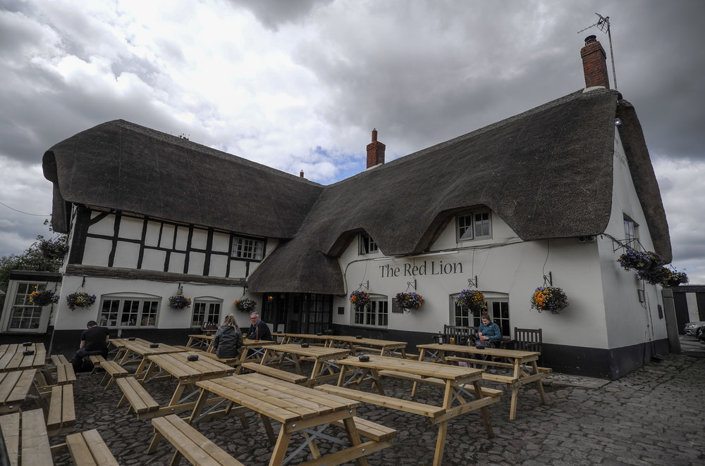 When space is tight an 11mm close-up of a rather large building is quite possible, perspective willing. This is the Red Lion at Avebury, Wiltshire, waiting for summer....