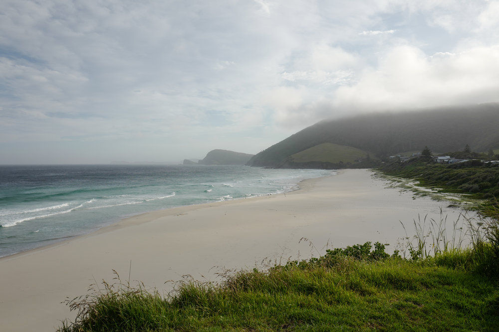 Blueys Beach on an Australian winter