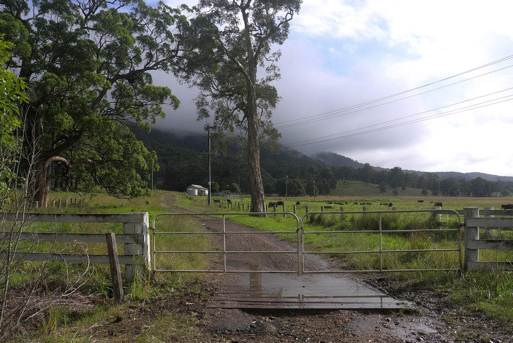 The farm, often passed but seldom photographed