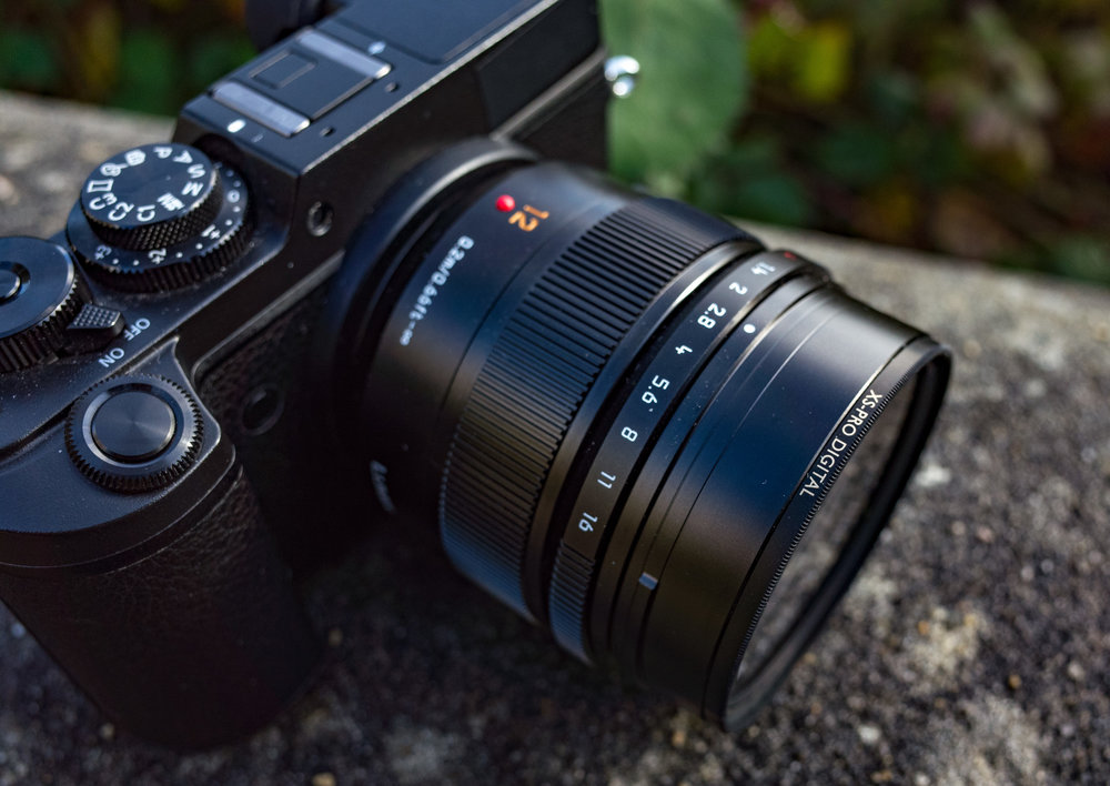 If you use a filter choose a good one such as this B+W XS Pro to achieve minimum reflection and minimal loss of image quality