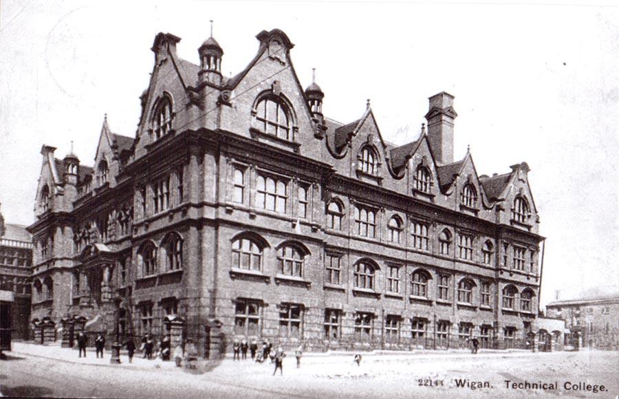 No need for colour in the Wigan of the past as this shot of Wigan Mining and Technical College shows (Photo Syd and Trevor Smith archive). The new Leica Pier Edition faithfully reproduces images of Wigan