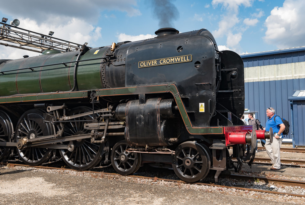 Oliver Cromwell, the Lord Protector of the Commonwealth, steaming into history