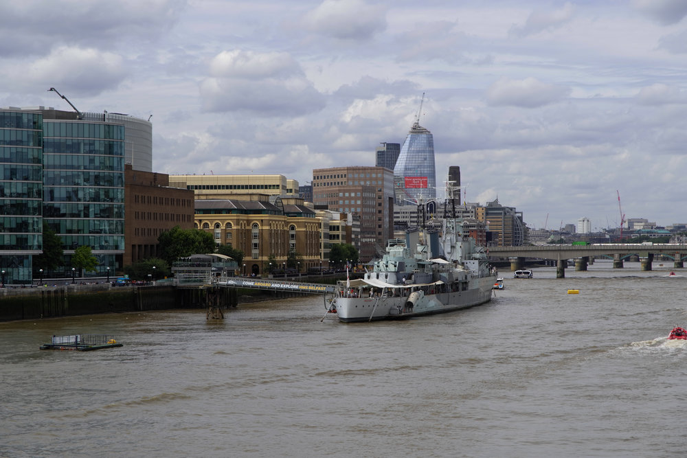 HMS Belfast on the South Bank. 18-56mm Vario-Elmar-TL at 56mm