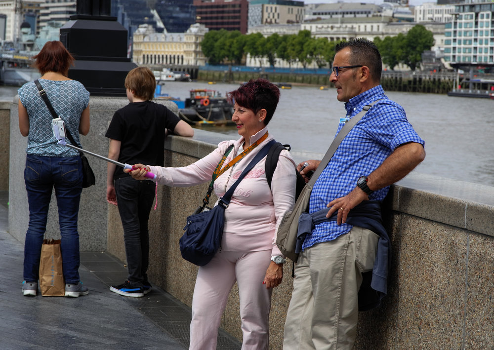 Selfie stick with the 18-56mm Vario-Elmar-TL at 56mm