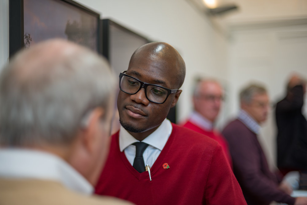 Arteh Odjidga dispenses sage advice from his encyclopaedic knowledge of Leica. With a 50mm Nokton at its maximum f/1.1 you cannot help but get good subject separation. It