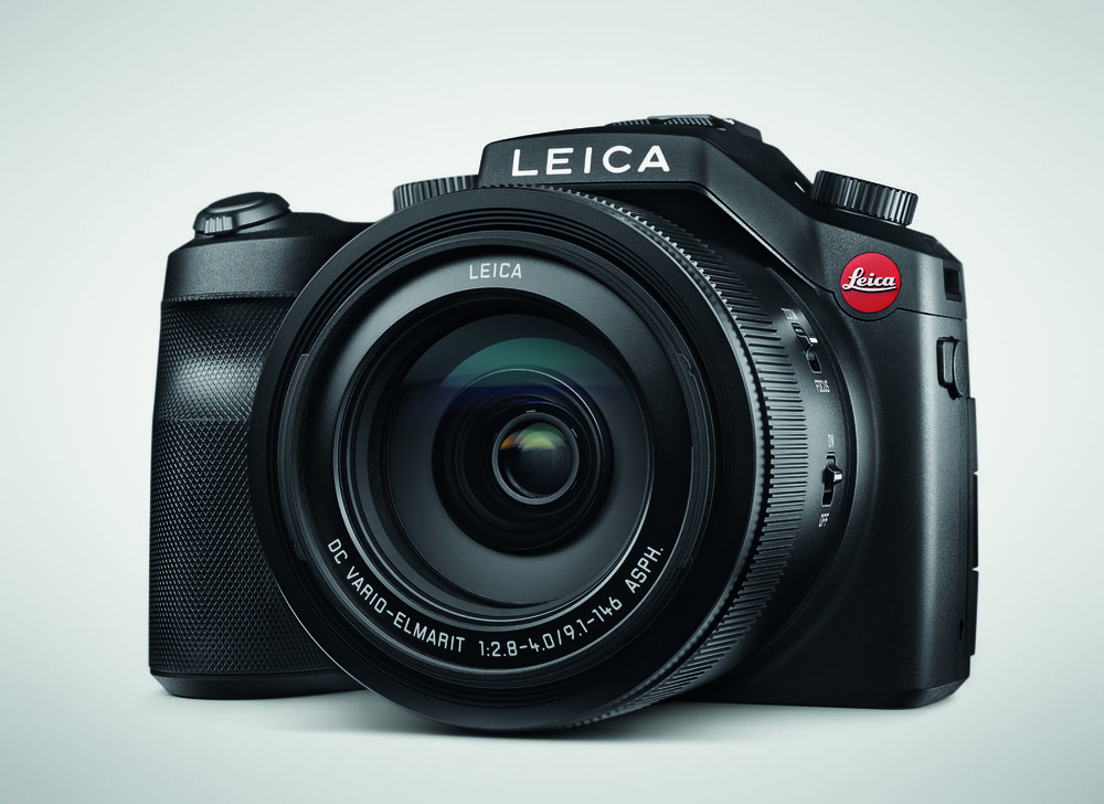 This is no mock-up — the Leica V-Lux, based on the Panasonic Lumix FZ1000 is a an important component of the Leica compact arsenal