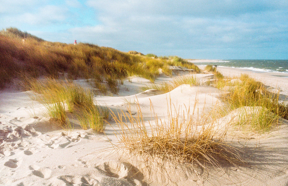 Sylt: At the Elbow. Leica M3 with 35mm Summicron at f/5.6 and 1000s, film Kodak Portra 160.