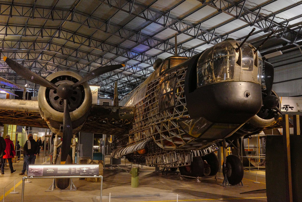 The Loch Ness Wellington bomber, taken with the Voigtländer Nokton (image Mike Evans)
