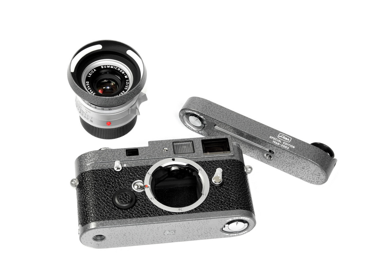 Leica MP Hammertone with 35mm Summicron-M and Leicavit, LHSA 30th Anniversary Speical Edition
