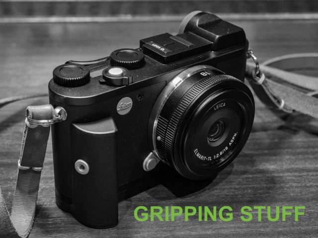 Getting a grip on the Leica CL: Thumb Support and Handgrip 