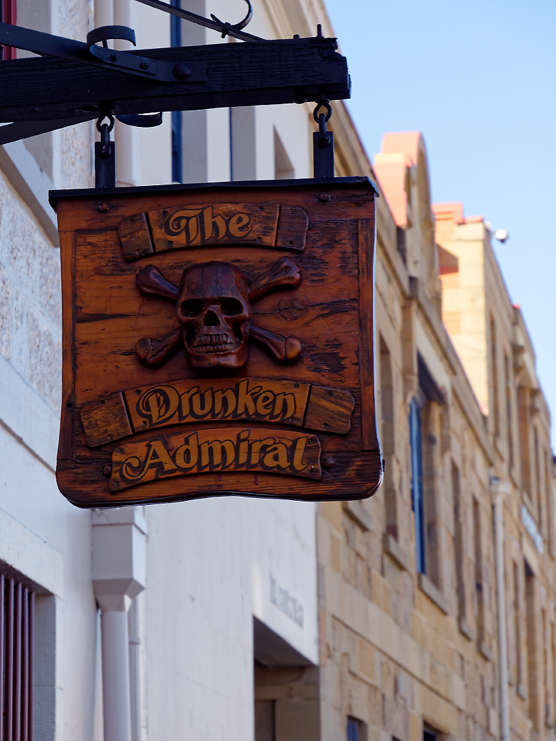 As an Island, Tasmania has a strong maritime history. Waterfront establishments aplenty here in Hobart and on-theme