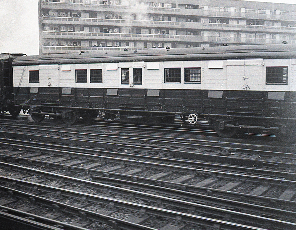 The draped coffin can be glimpsed through the window of the funeral carriage