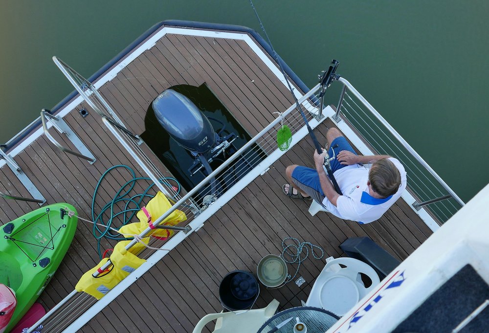   Gerald the keen fisherman  