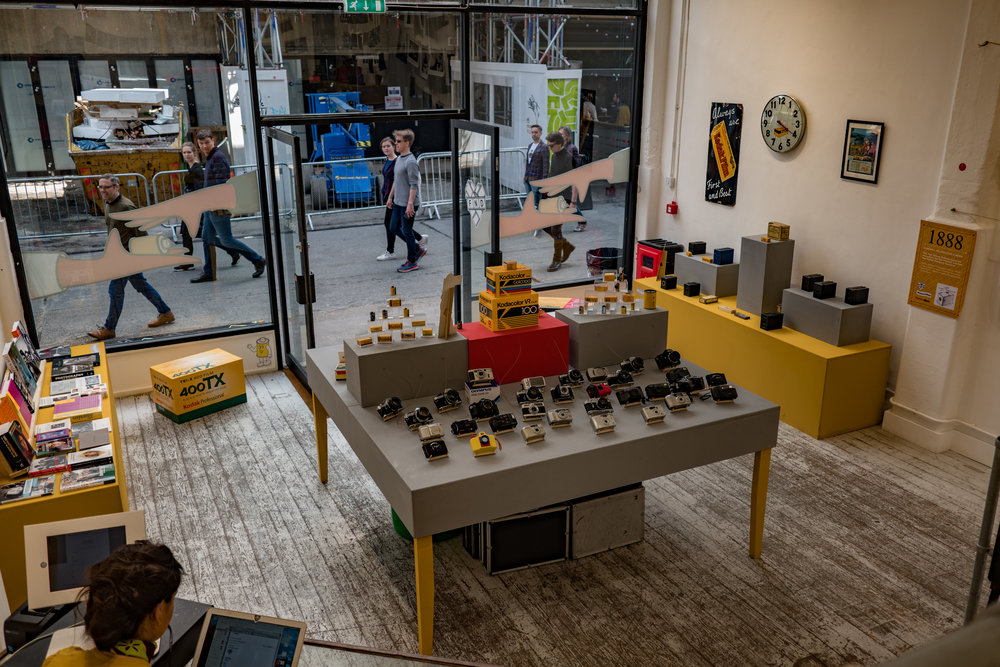 For the week, the pop-up store was operating as the Film