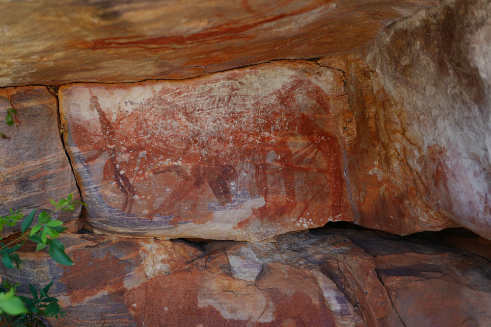 Aboriginal cave art