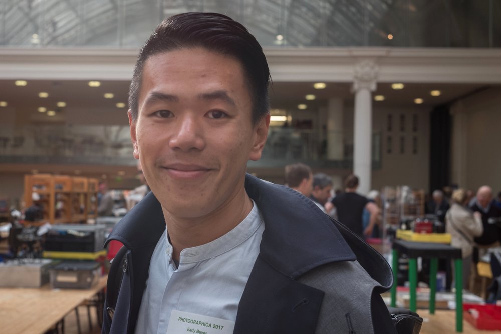 Hong Kong Leica dealer, Gilbert Yuen, stocking up on equipment at last year