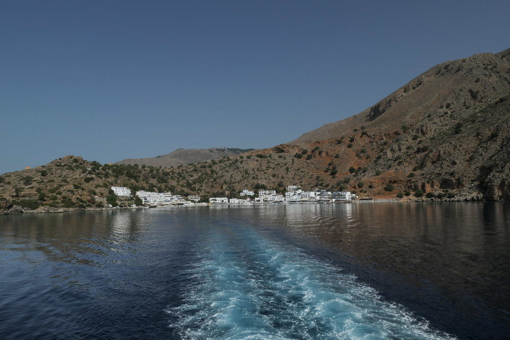   Loutro from the sea (ISO 125 1/1000th f8 24mm Leica C-Lux)  