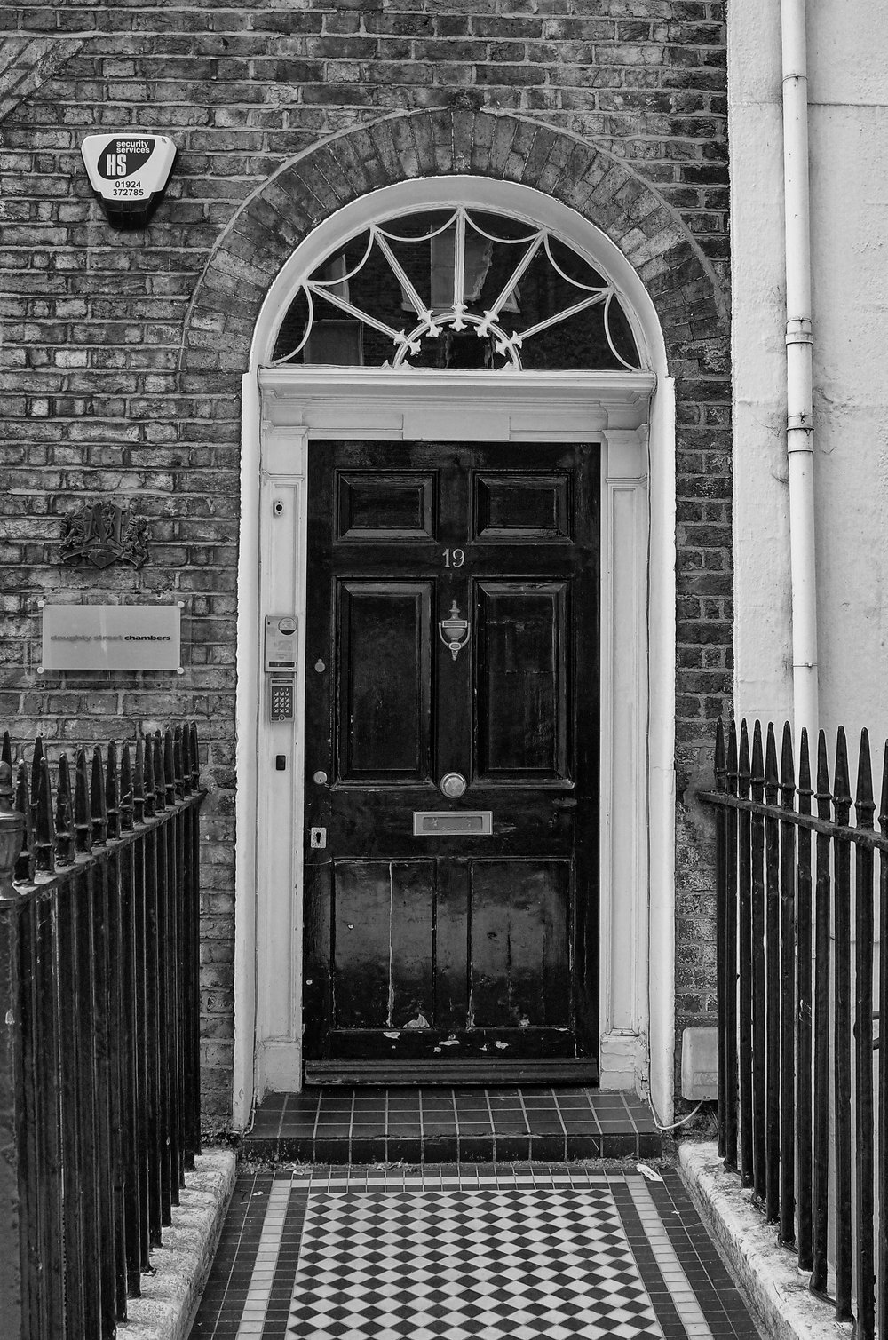 The of No.19 entrance is now rather less impressive than Mike remembered from his first encounter with the editorial offices of The Racing Pigeo n