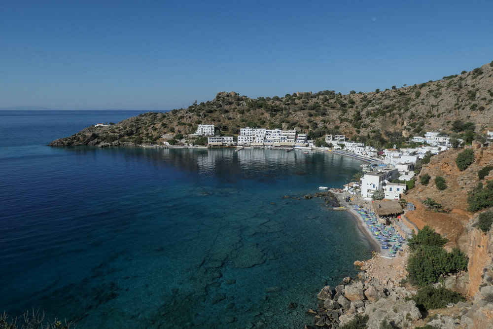   Loutro from above (ISO 125 1/800th f7.1 24mm Leica C-Lux)  