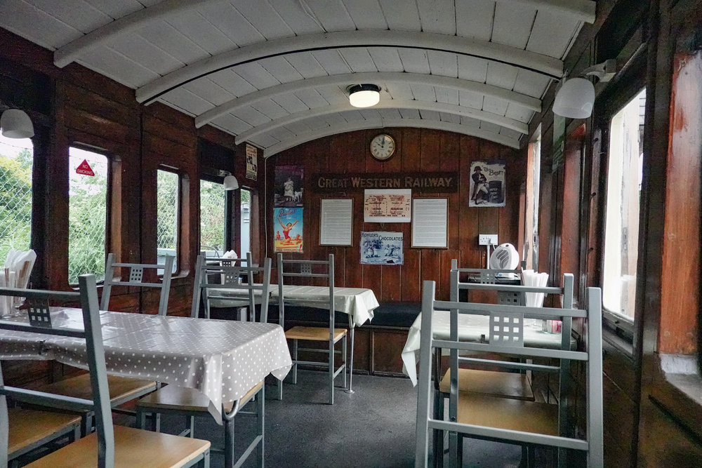 The buffet car, parked to the side of the main platform. This is a vintage carriage, probably dating from the 1880s when the line was opened. Below: Zoom in on the ticket, third-class of course, and reserved strictly for the hoi polloi and their offspring. The benefits of a 200mm zoom lens. PS: All the way from the District of Columbia, Ralf informs me that this coach was commissioned in 1895, but for carrying passengers, not for serving Victoria sponge.
