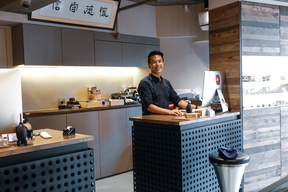   Above: The Fotopia store and gallery is one of the best places in Hong Kong for Leica old and new. Gilbert Yuen is a true Leica enthusiast and hosts a fascinating stock of cameras, lenses and accessories, including my favourite Arte di Mano cases  