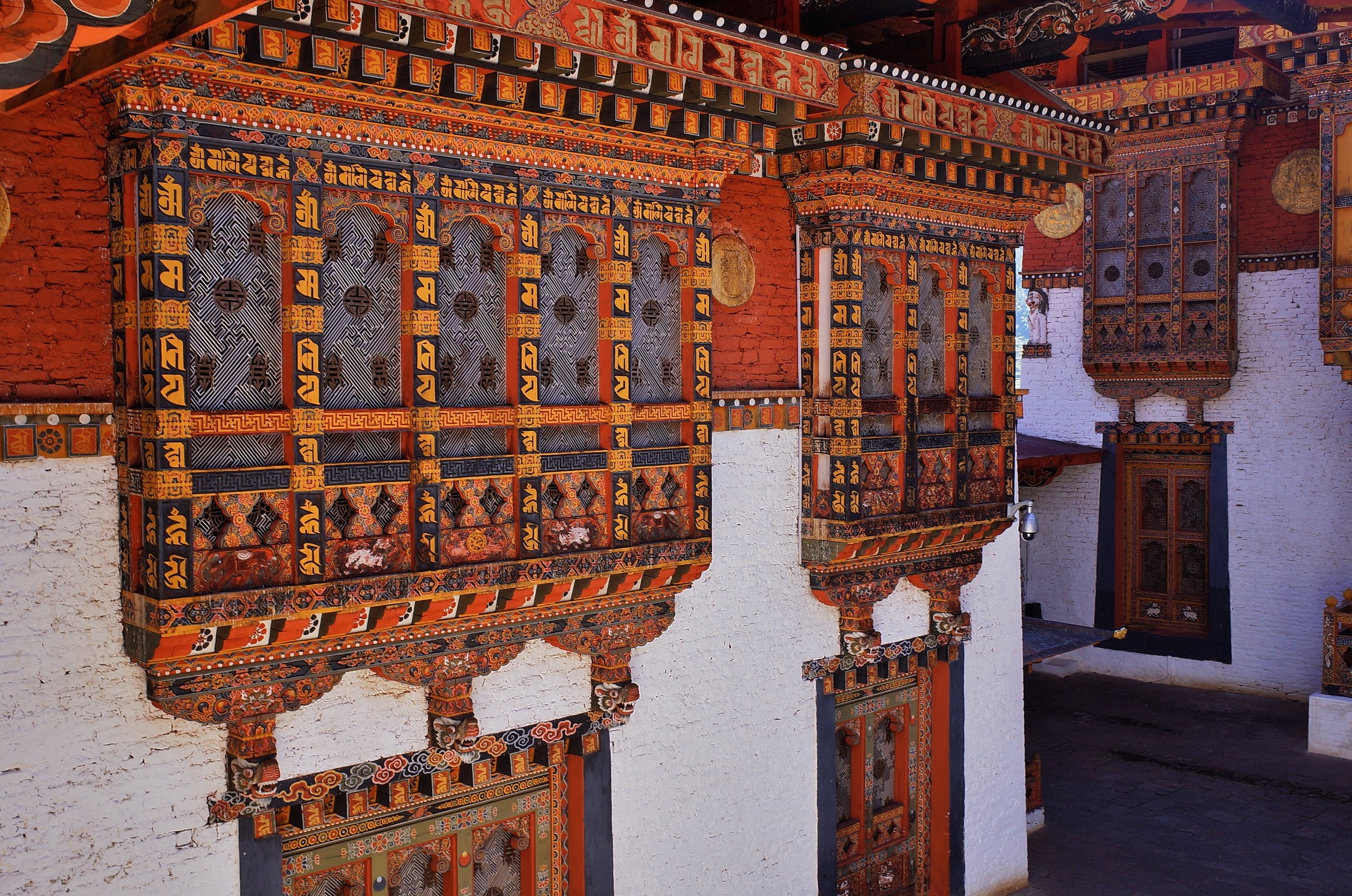   Of course, you will expect to see the fantastic tzongs (Bhutanese forts combining a regional council with a monastery). 35Mm crop  